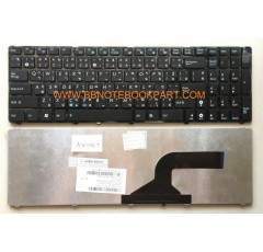 Asus Keyboard  คีย์บอร์ด K52 K52J K52T K53S A53S A52J N71 N52 X53 X54  X54HR   ภาษาไทย อังกฤษ